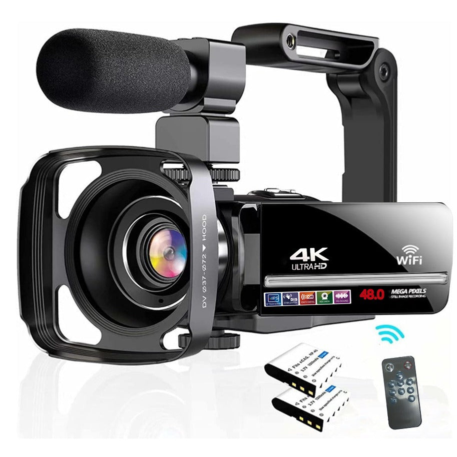 New cross-border English products 4K HD digital camera suitable for 48MP with microphone touch screen 4kwifi