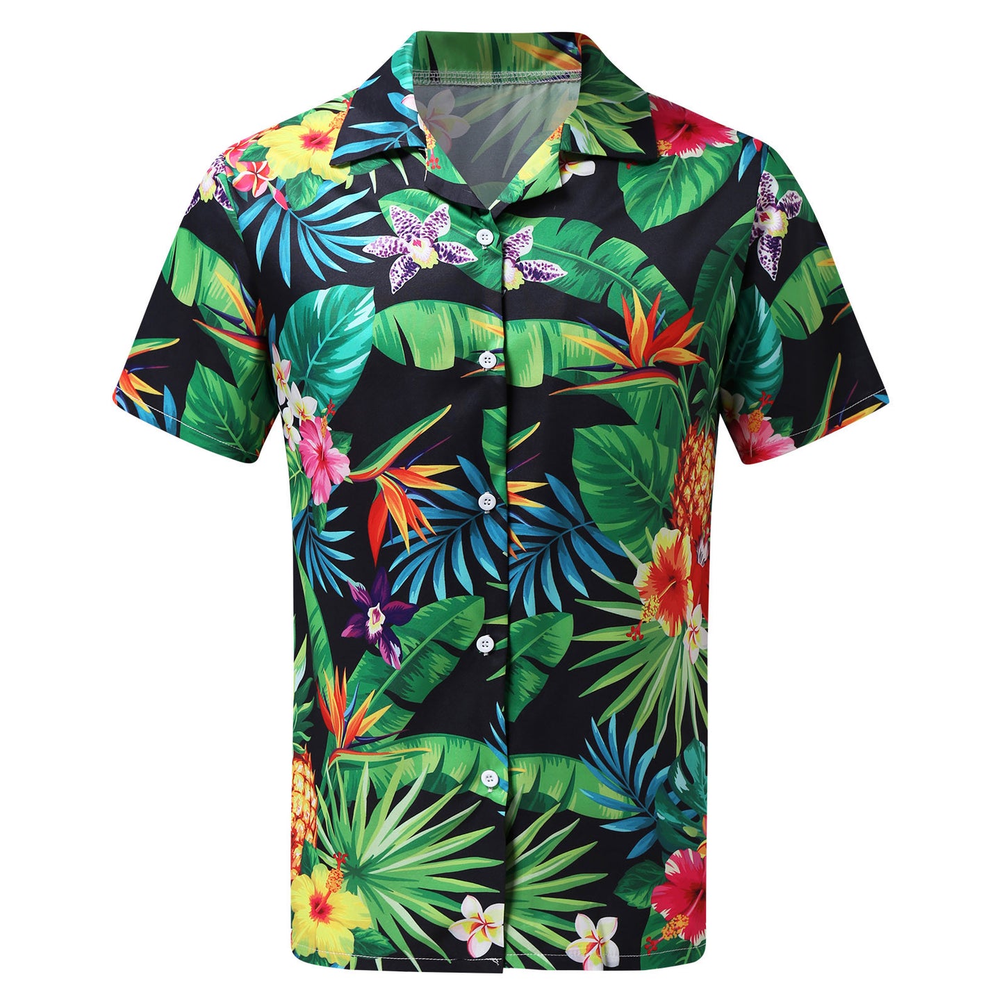 Hawaiian Fashion Beach Casual Cotton Men's Shirt