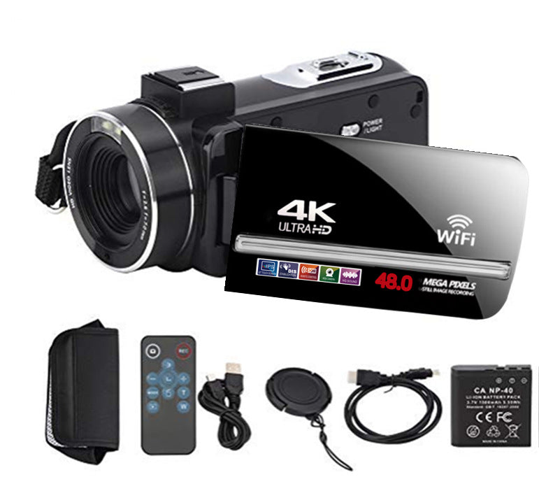 New cross-border English products 4K HD digital camera suitable for 48MP with microphone touch screen 4kwifi