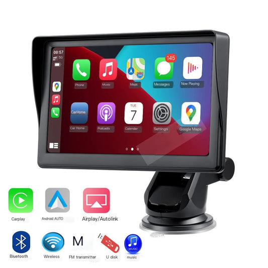 7 IPS Car Smart Screen Wireless Carplay Auto Mobile Phone Projection Screen Navigation